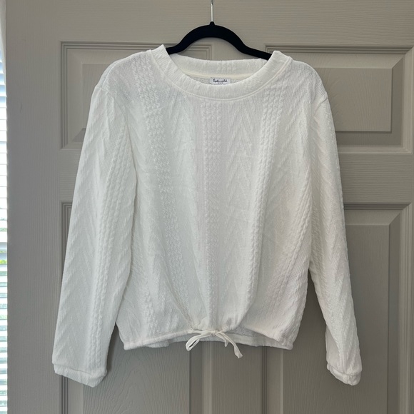 Splendid Ellie Cable Knit Set Ivory - Picture 5 of 14